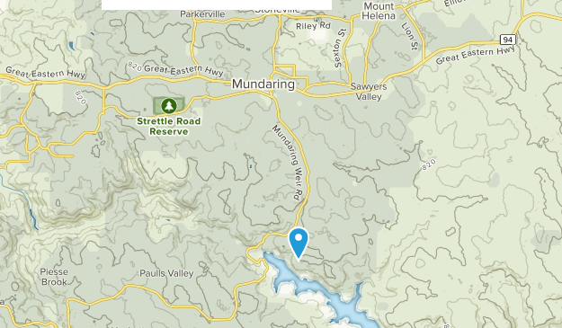 Mundaring, Western Australia Map