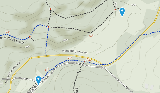 Mundaring Weir, Western Australia Map