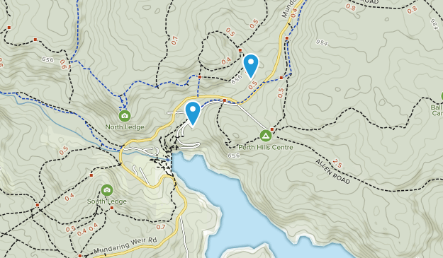 Mundaring Weir, Western Australia Map