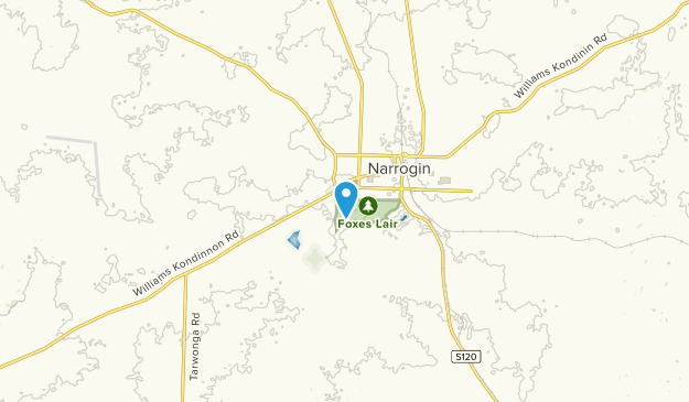 Narrogin, Western Australia Map