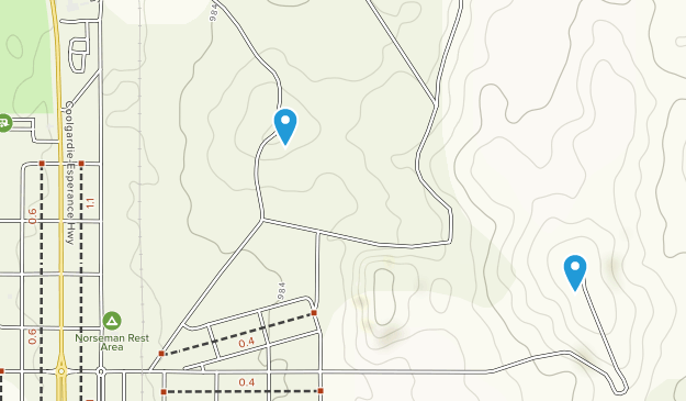 Norseman, Australie-Occidentale Map
