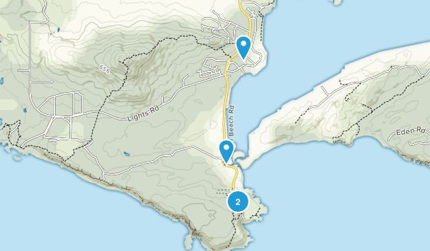 Ocean Beach, Western Australia Map