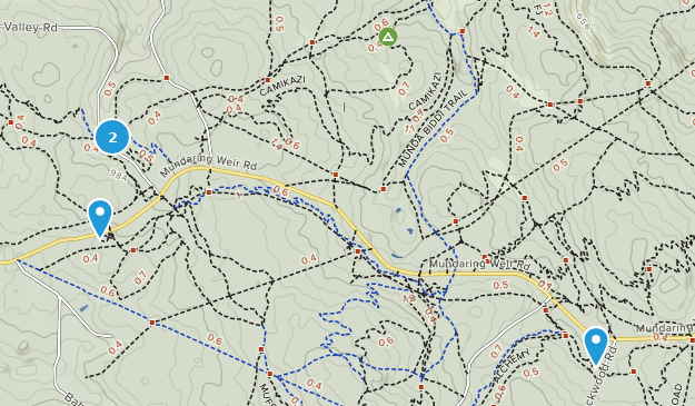 Paulls Valley, Australia Occidental Map