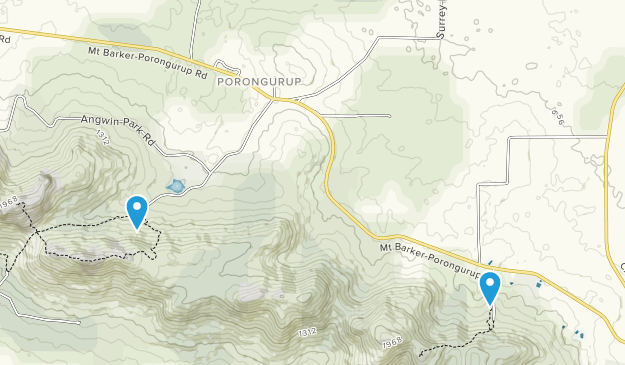Porongurup, Western Australia Map