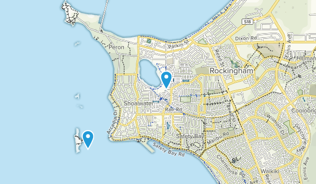 Rockingham, Western Australia Map
