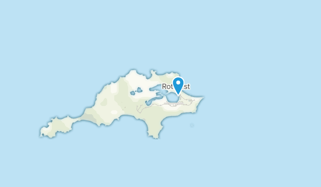 Rottnest Island, Western Australia Map