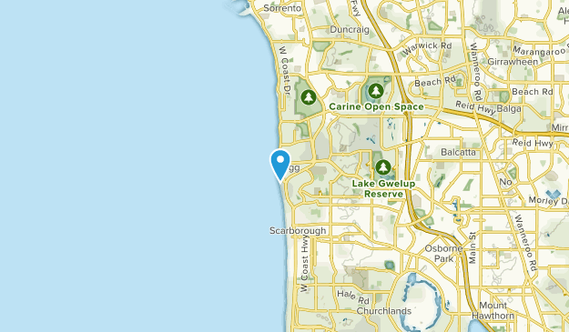 Trigg, Australia Occidental Map