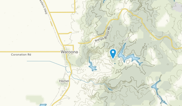 Waroona, Australie-Occidentale Map