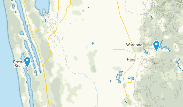 Waroona, Western Australia Map