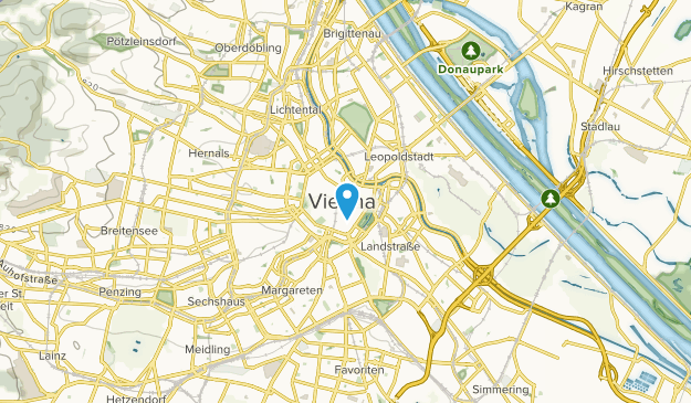 Vienna, Austria Map