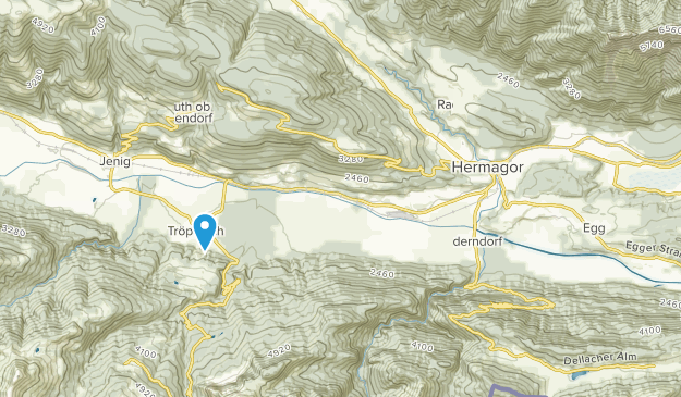 Hermagor-Pressegger See, Carintia Map