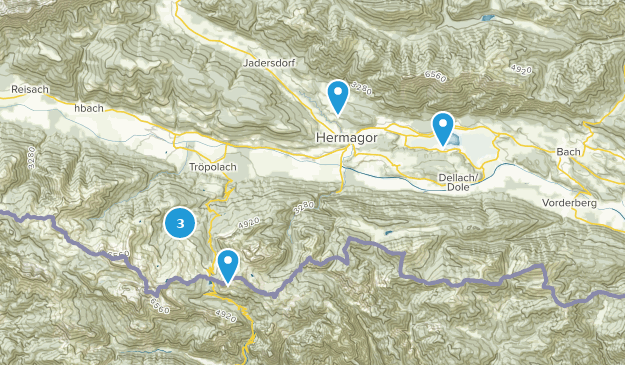 Hermagor-Pressegger See, Carintia Map