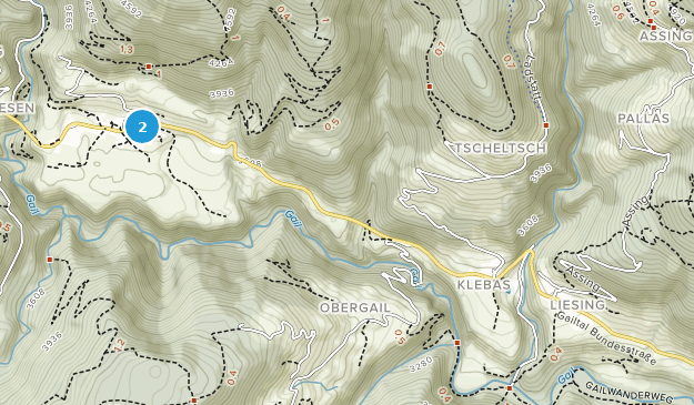 Lesachtal, Carinthie Map