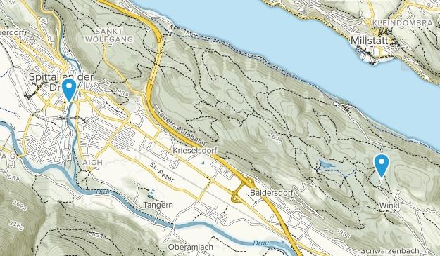 Spittal an der Drau, Carinthie Map