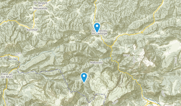 Schwarzau im Gebirge, Lower Austria Map