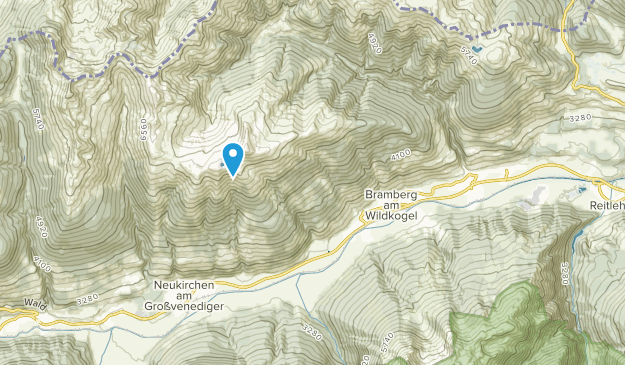 Bramberg am Wildkogel, Salzbourg Map