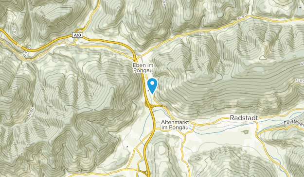 Eben im Pongau, Salzburg Map