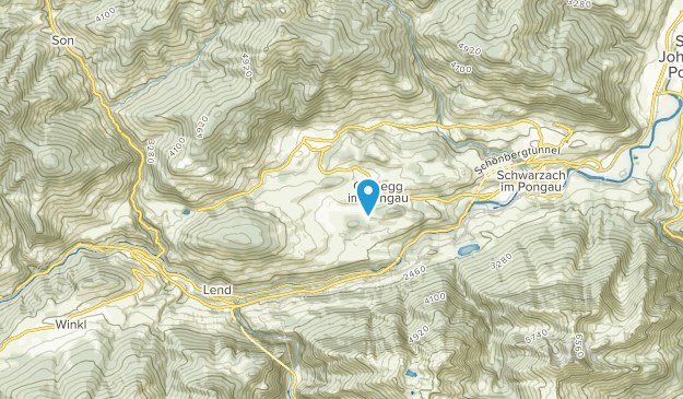 Goldegg, Salzbourg Map