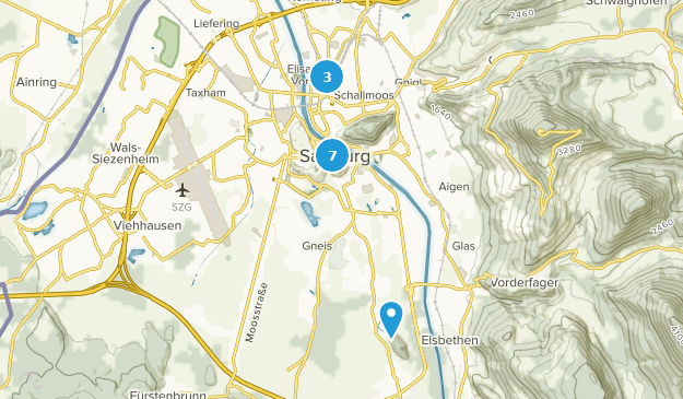 Salzbourg, Salzbourg Map