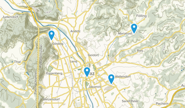 Graz, Styrie Map