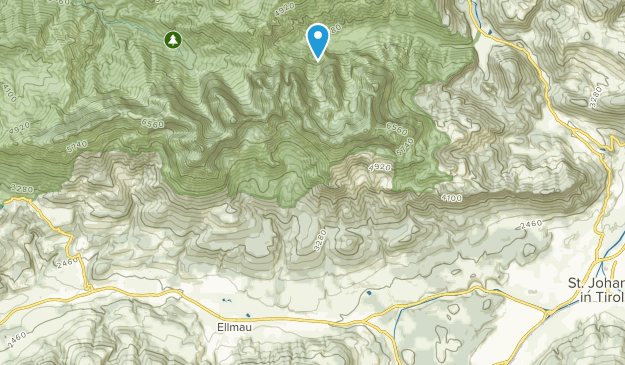 Going am Wilden Kaiser, Tyrol Map