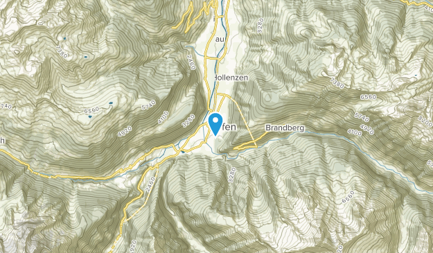 Mayrhofen, Tirol Map