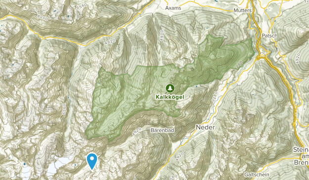 Oberberg, Tyrol Map