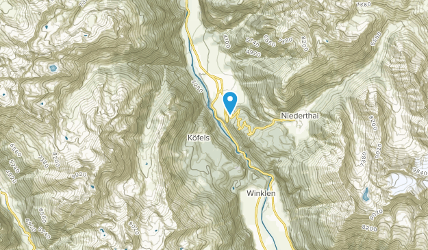 Umhausen, Tyrol Map