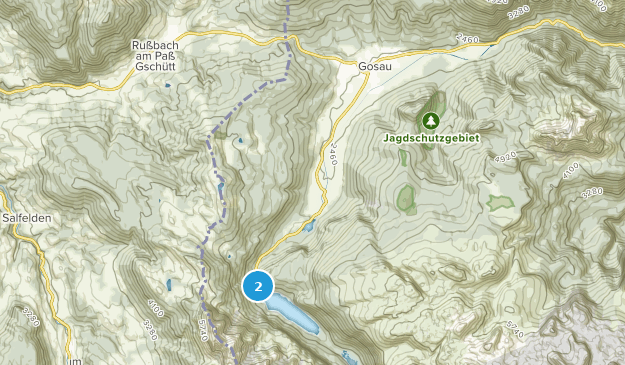 Gosau, Oberösterreich Map