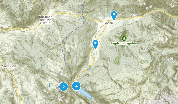 Gosau, Haute-Autriche Map