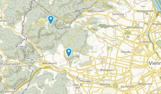 Penzing, Viena Map