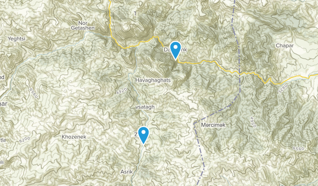 Zuar, Xocavənd Map