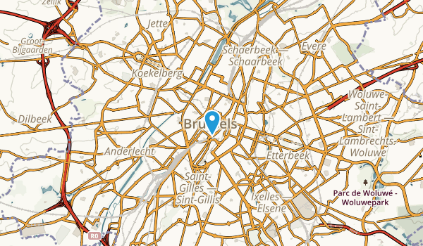 Brussel, Belgium Map