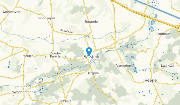 Westerlo, Province d'Anvers Map