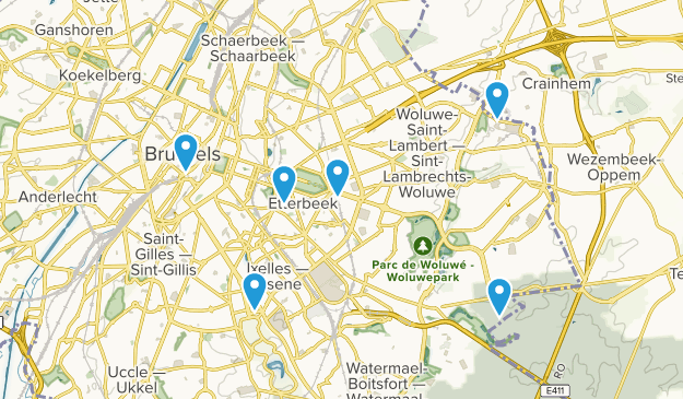 Brussels, Brussels-Capital Map