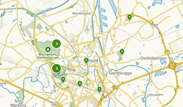 Gent, East Flanders Map
