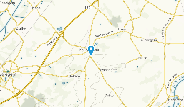 Kruishoutem, East Flanders Map