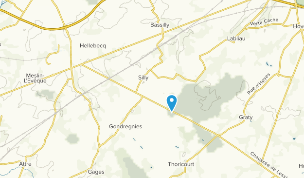 Silly, Hainaut Map