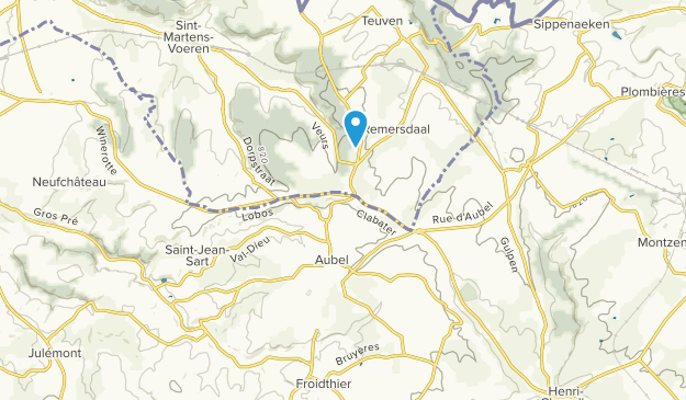Aubel, Liège Map