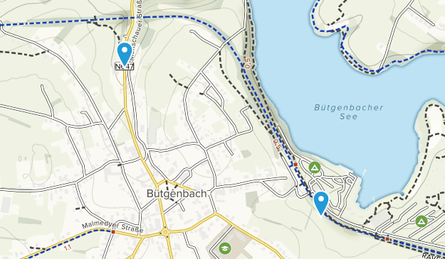 Butgenbach, Liège Map