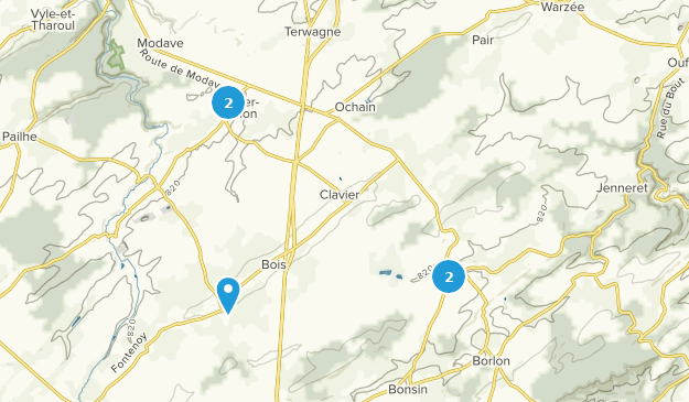Clavier, Liège Map