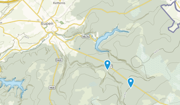 Eupen, Liège Map