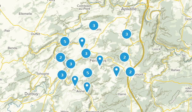Ferrières, Province de Liège Map