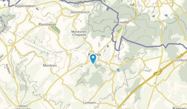 La Calamine, Provincia de Lieja Map