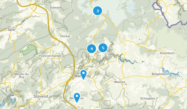 Malmédy, Provinz Lüttich Map