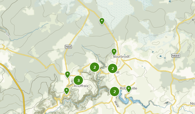 Robertville, Liège Map