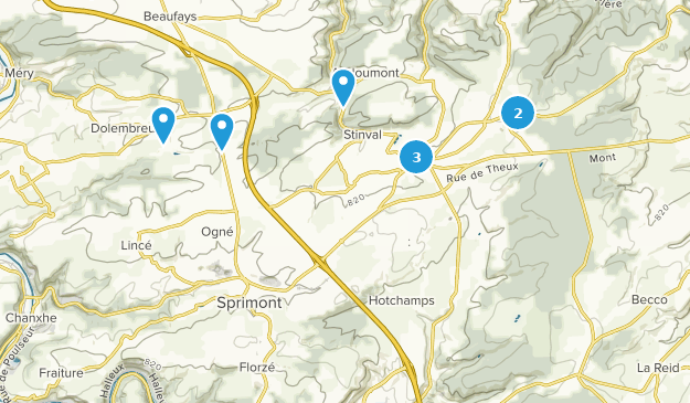 Sprimont, Province de Liège Map