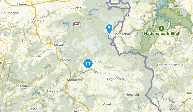 Waimes, Liège Map