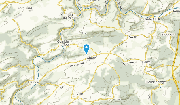 Xhoris, Liège Map