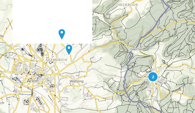 Arlon, Province de Luxembourg Map